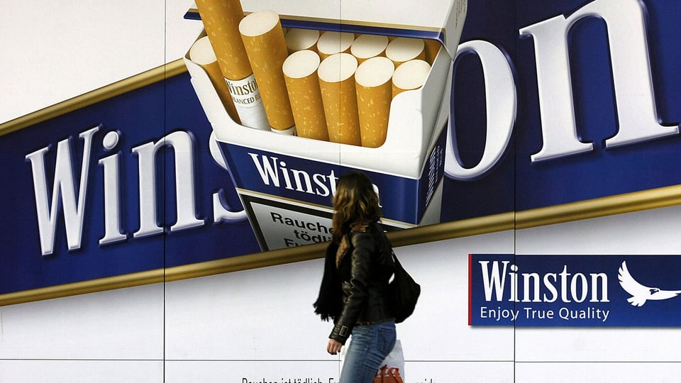 Zigaretten-Werbung 