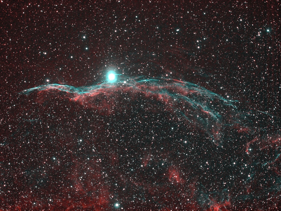 Bild des interstellaren Cirrusnebels.