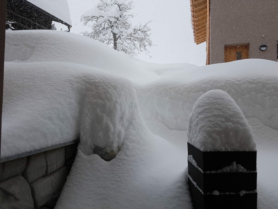 Schneeberge in Klosters/GR