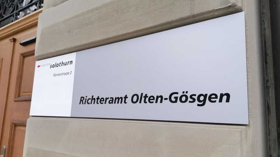 Schild Richteramt