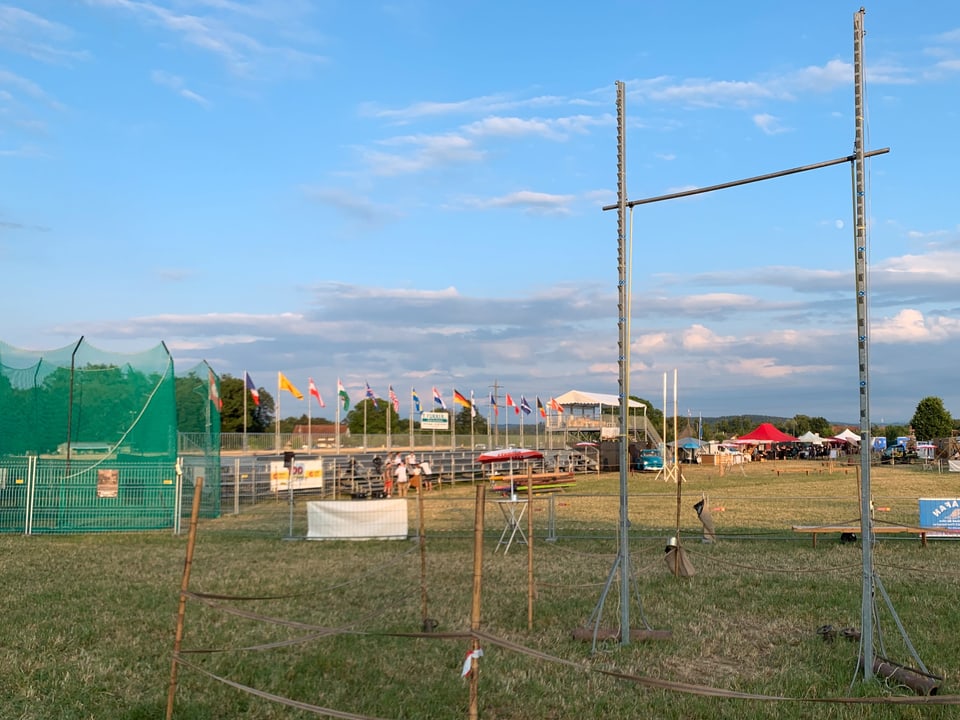 Die Sportanlage der Highland Games.