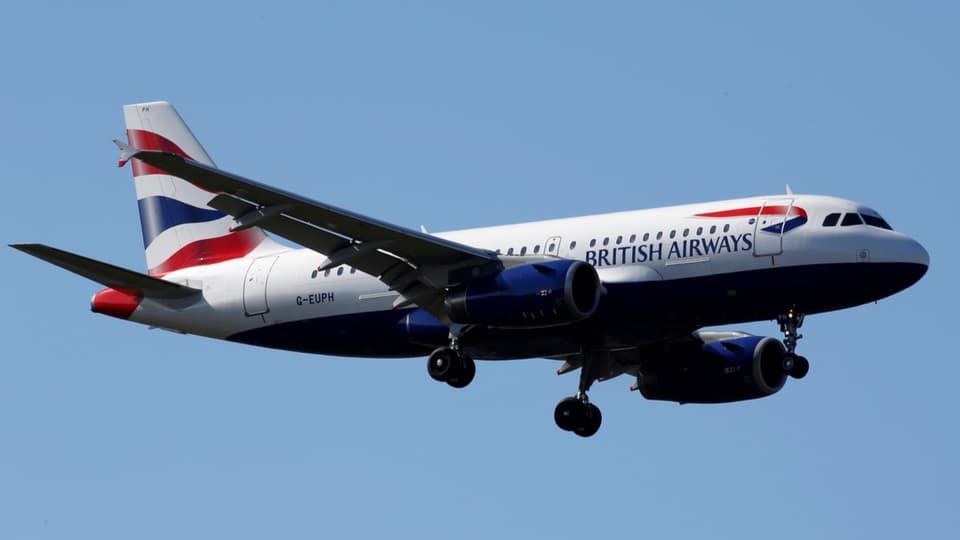 Ein Airbus der British Airways. 