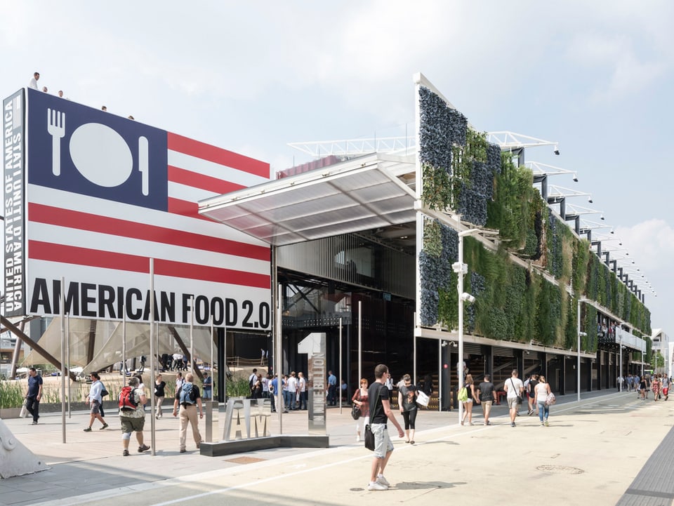 Der Pavillon der USA an der Weltausstellung Expo in Mailand.