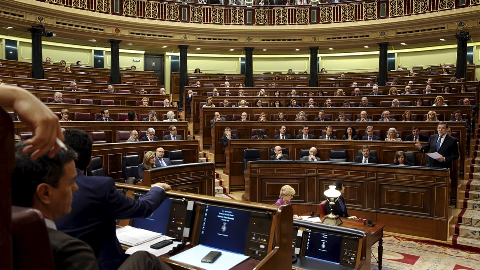 Blick ins Parlament in Madrid (Archiv)
