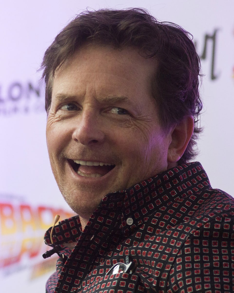 Portraitbild von Michael J. Fox.