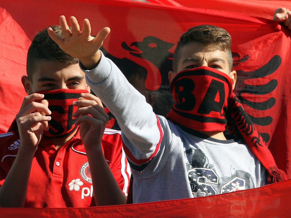 Albanische Fans