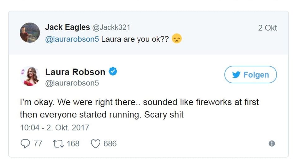 Laura Robson twittert einem Bekannten.