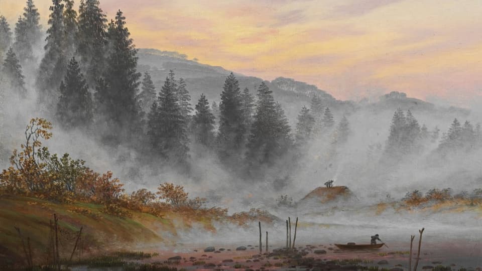 Gemälde von: Caspar David Friedrich – Tageszeitenzyklus, Der Morgen 