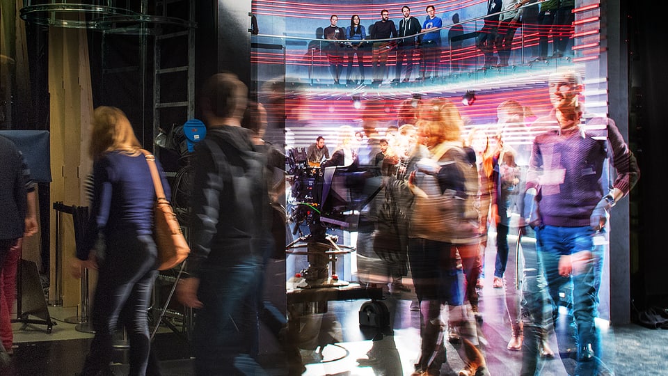 Publikumsführung im Studio Zürich Leutschenbach