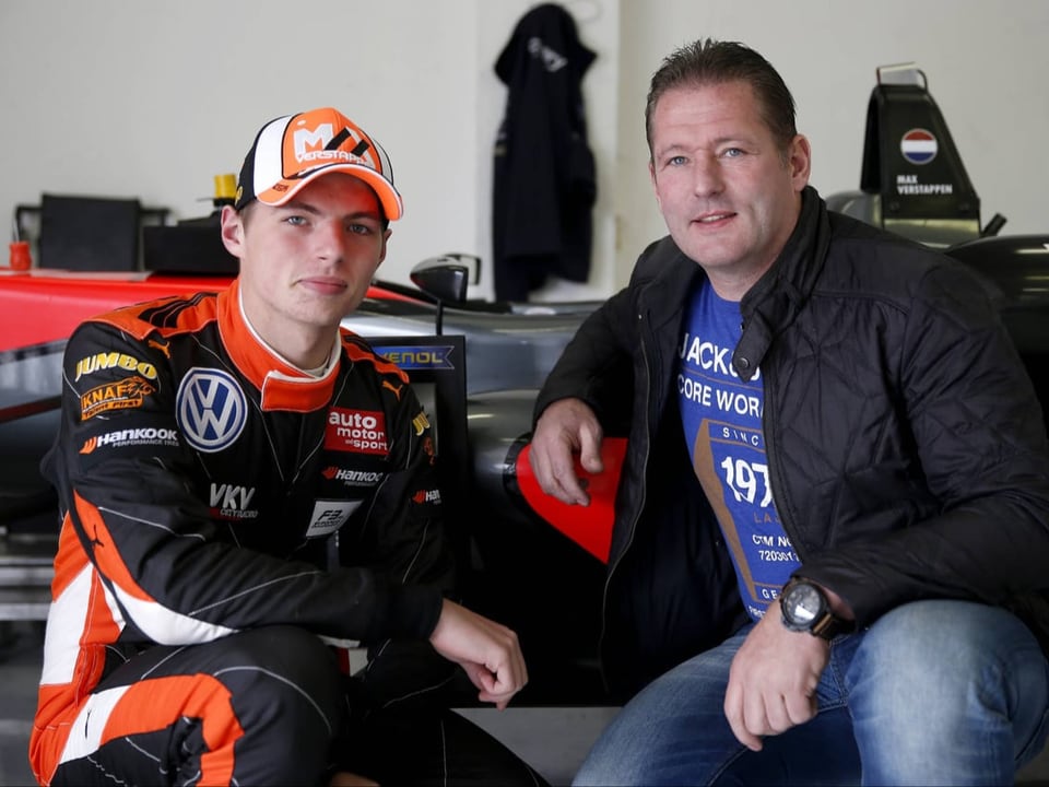 Jos und Max Verstappen