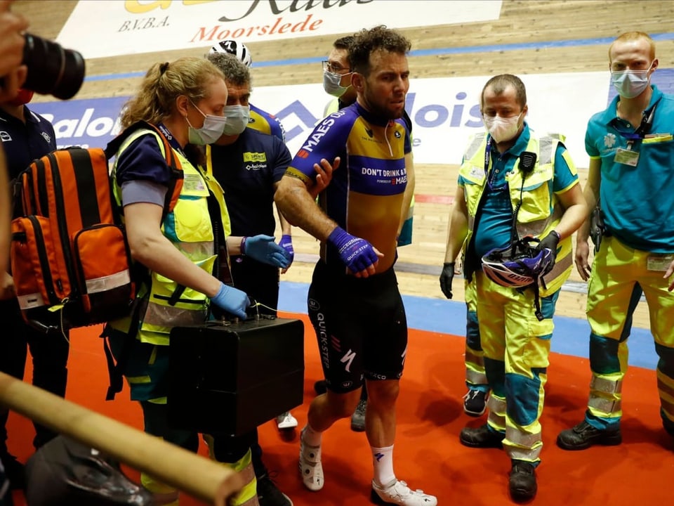 Stürzte in Gent Mark Cavendish