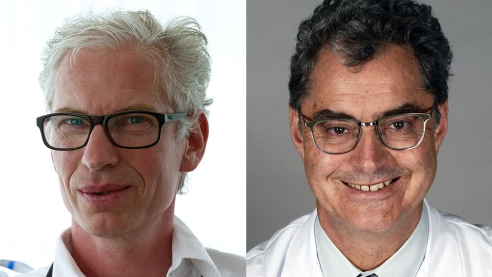 Porträts von Dr. Rainer Kehrt  und Prof. Peter Schmid-Grendelmeier.