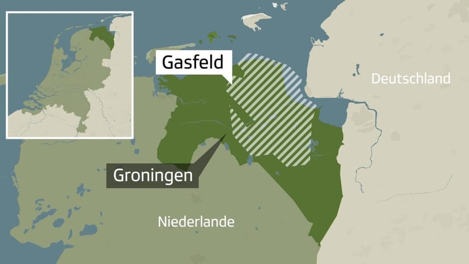 Karte Gasfeld Groningen