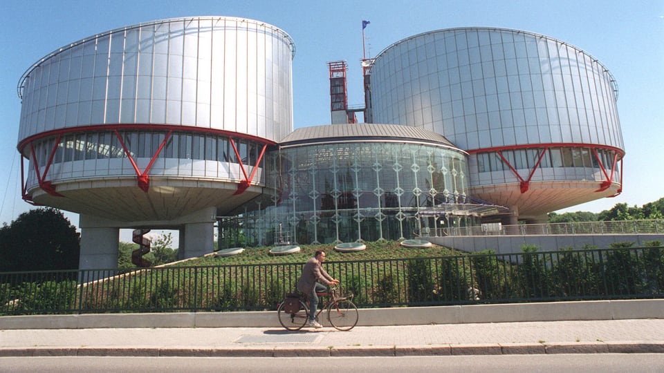 Das Gebäude des Europäischen Gerichtshofs für Menschenrechte in Strassburg.