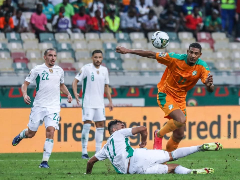 Sinnbild aus Kamerun Sebastien Haller im Einsatz