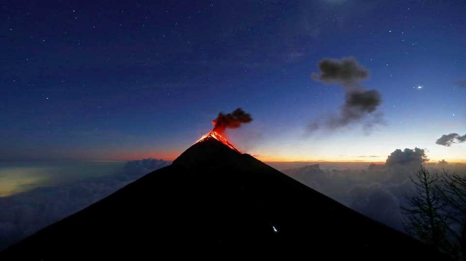 Vulkanausbruch mit Explosionen in Guatemala