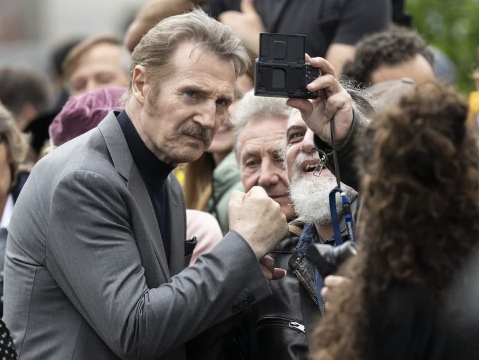 Im vergangenen Jahr stand auch Schauspieler Liam Neeson auf dem grünen Teppich in Zürich.