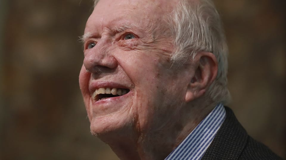 ExUSPräsident Jimmy Carter überrascht seine Heimatgemeinde News SRF