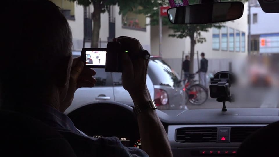 Privatdetektiv Hans Ruch im Einsatz Seine Observationen dokumentiert Hans Ruch mit einer Kamera