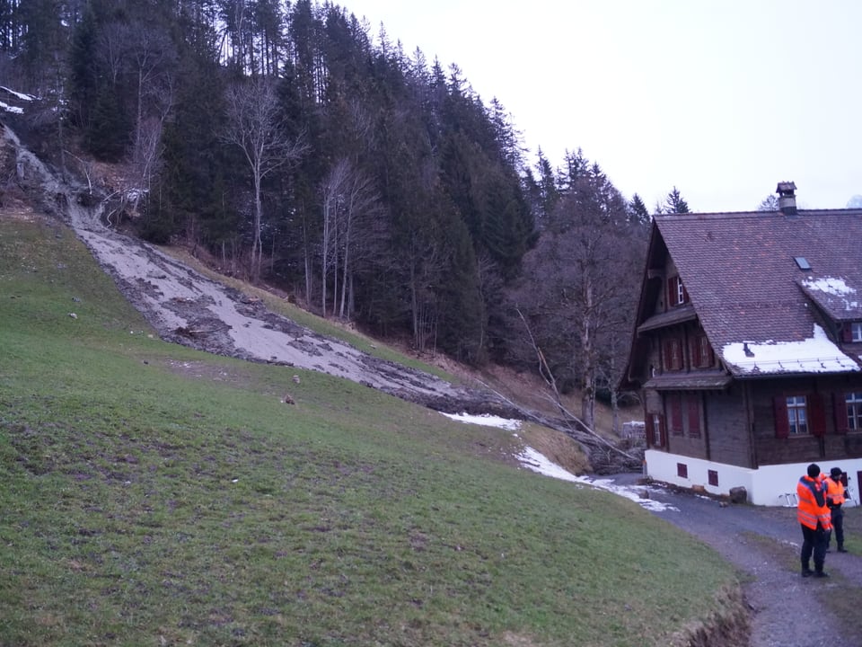 Murgang oberhalb von Schwyz.