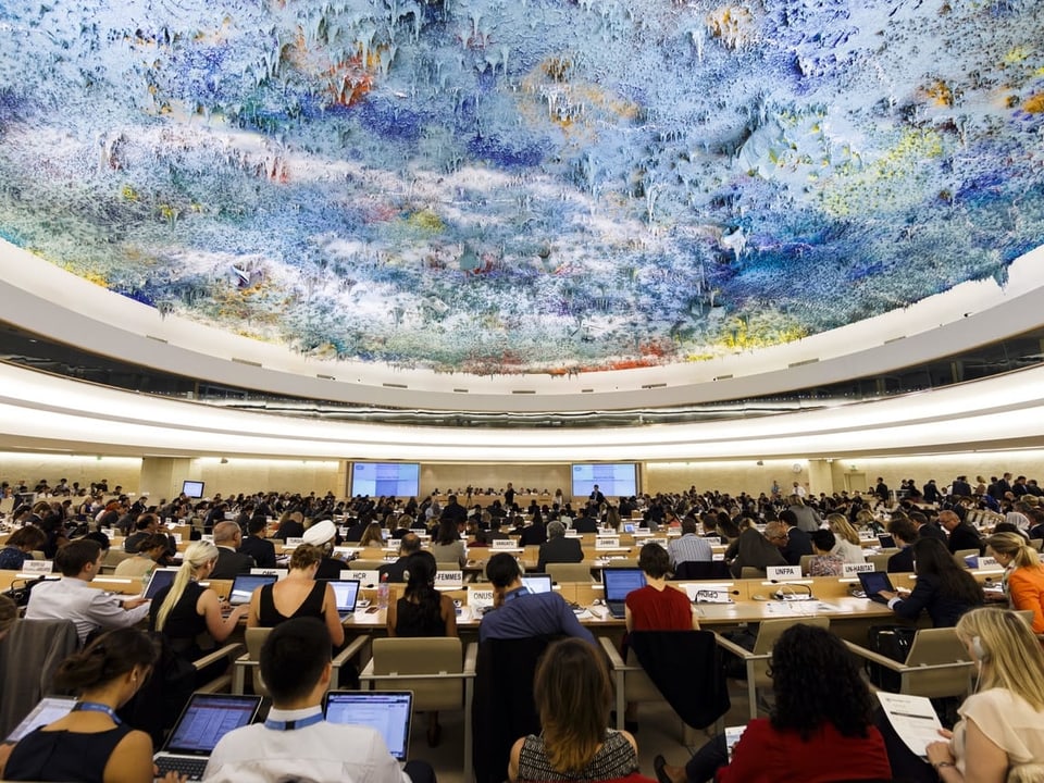 Menschenrechtsaal der Vereinten Nationen in Genf