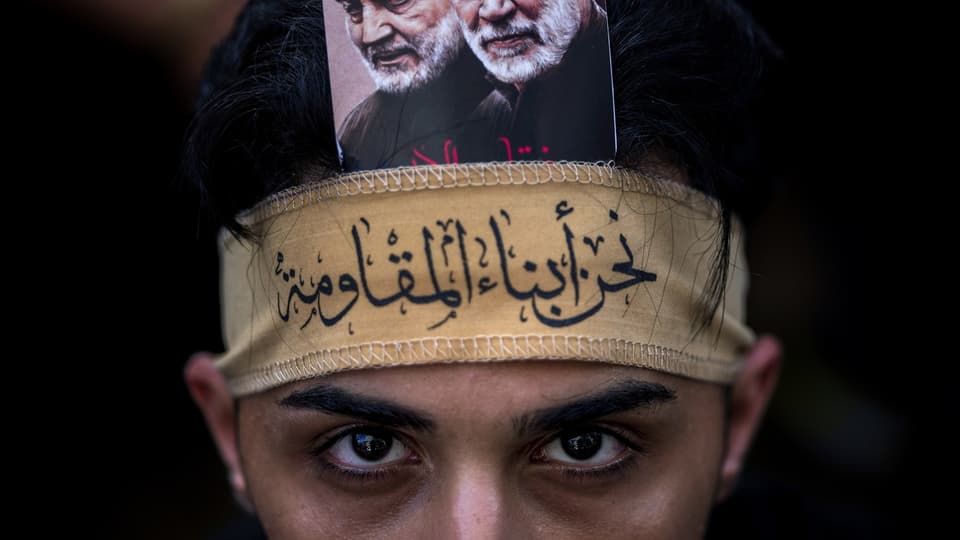 Hisbollah-Unterstützer in Beirut.