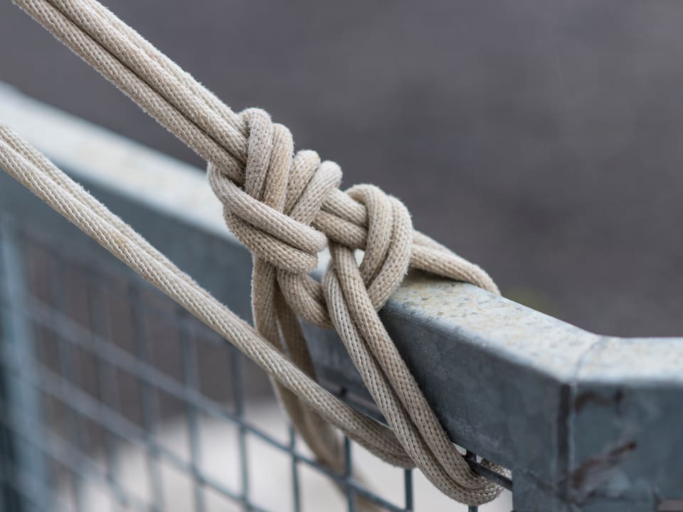Null Risiko: Das Seil muss halten.