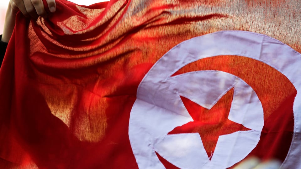 Tunesisch Flagge 