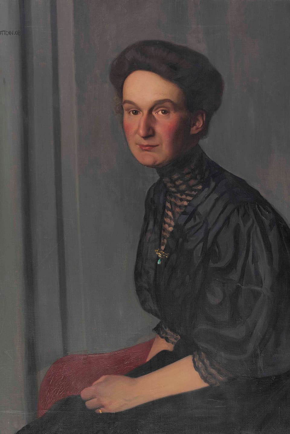 Hedy Hahnloser, portraitiert 1908 von Félix-Edouard Valloton