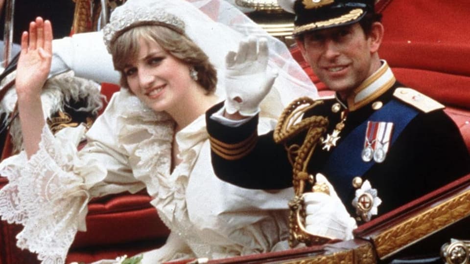 Traumhochzeit mit Diana 1981.