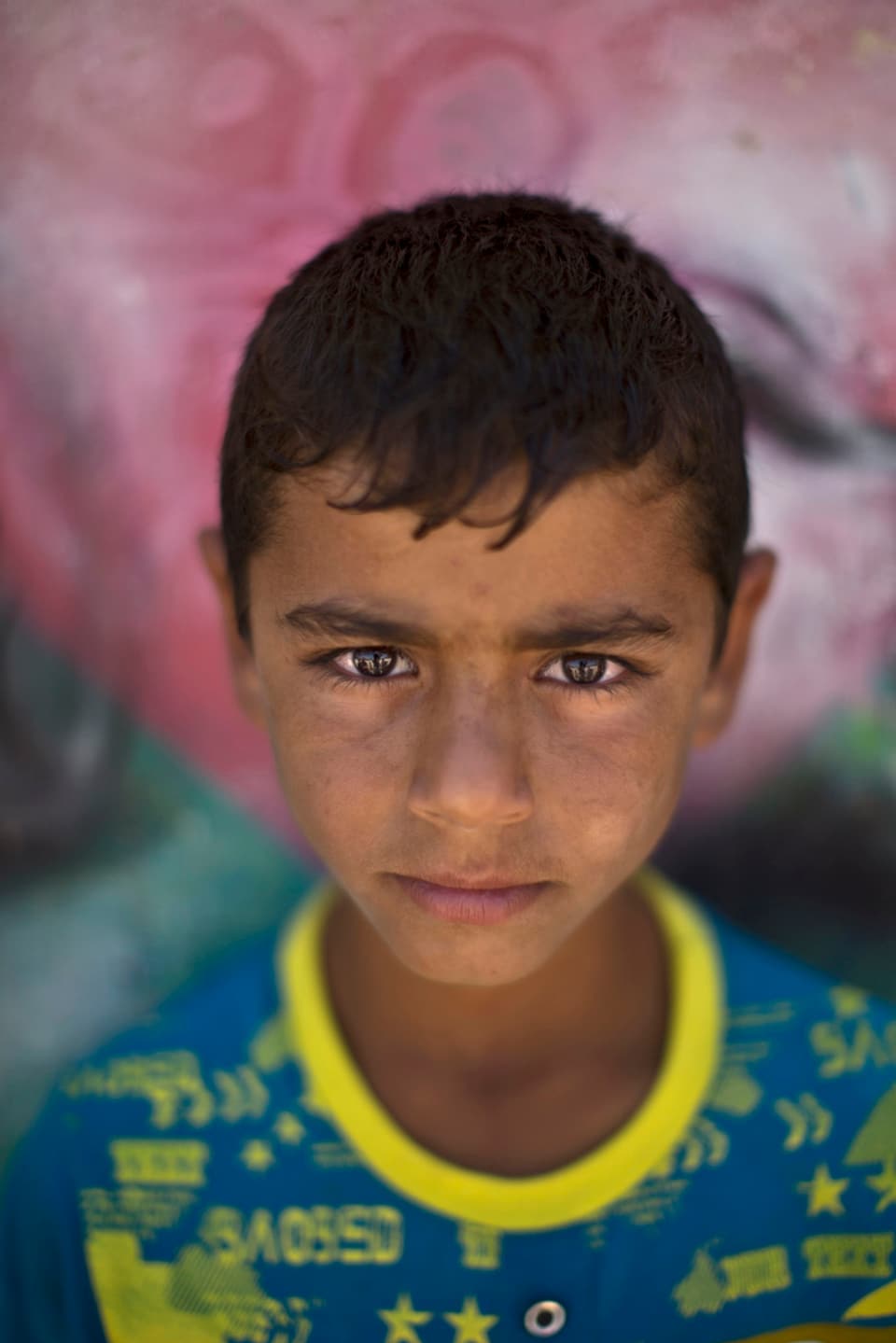 Porträt eines syrischen Buben