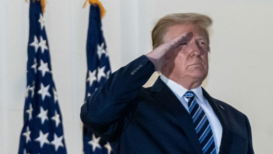 Zurück im Weissen Haus Blitzrückkehr von Trump wühlt