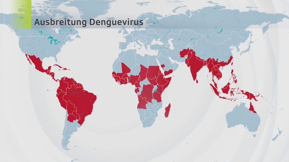 Weltkarte mit rot eingefärbtem Tropengürtel