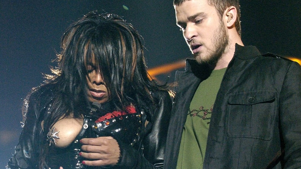 Justin Timberlake und Janet Jackson beim Super Bowl