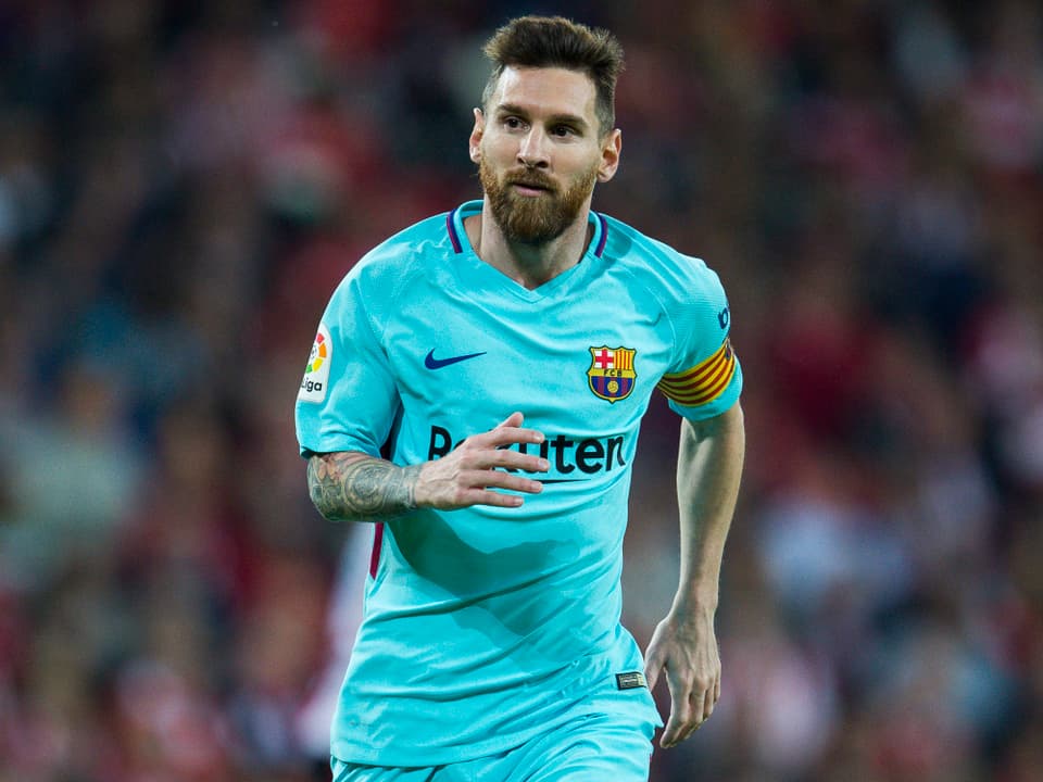 Lionel Messi auf dem Feld