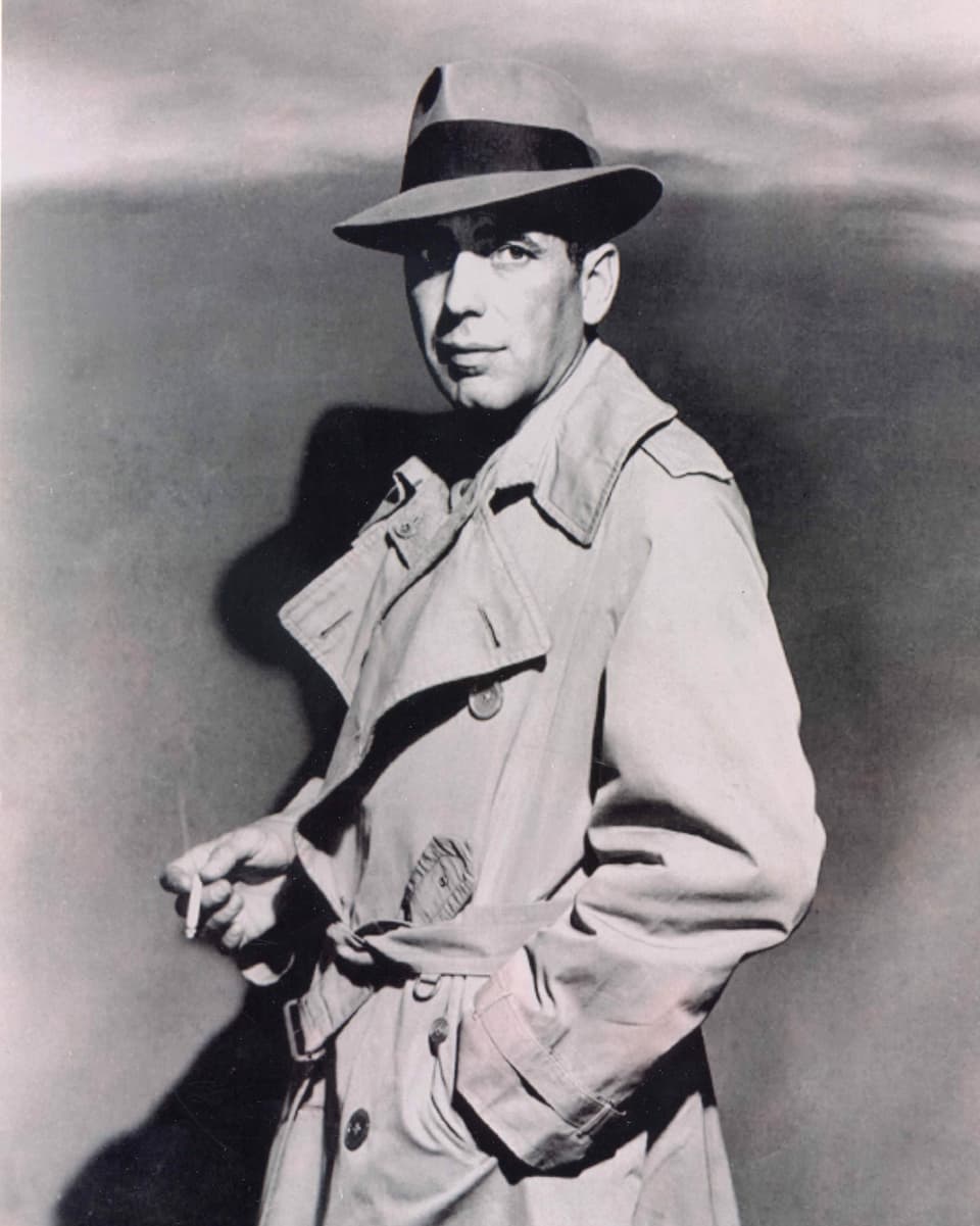 Humphrey Bogart rauchend, 1941