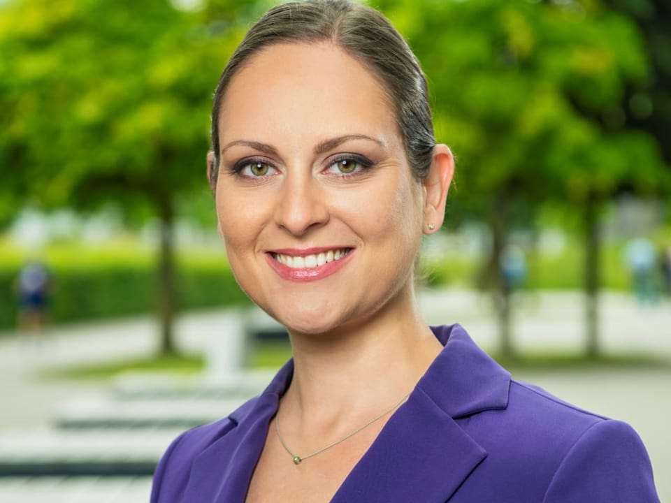 Joëlle Gautier kandidiert für die GLP für den Zuger Stadtrat.