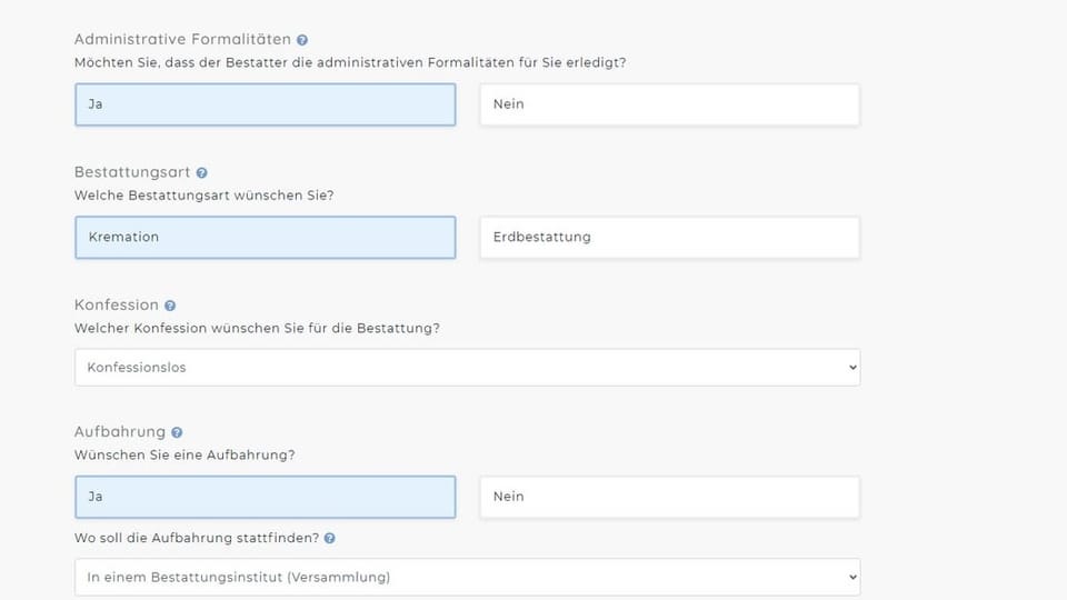 Online-Formular