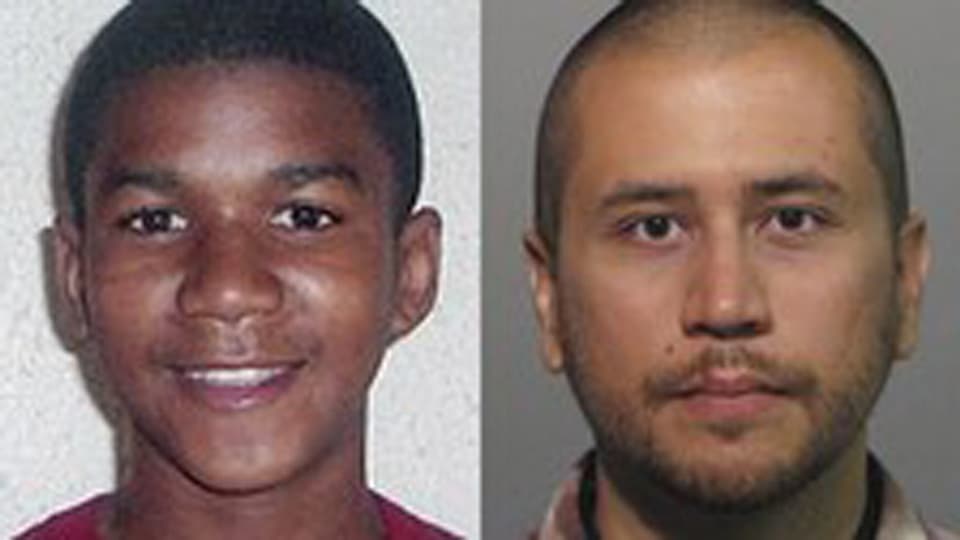 Trayvon Martin und George Zimmerman