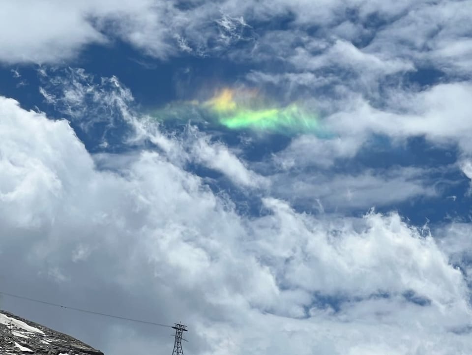 Wolken in Regenbogenfarben
