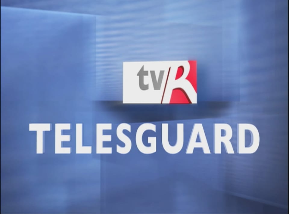 Zwei Schriftzüge auf blauem Hintergrund: tvR und Telesguard