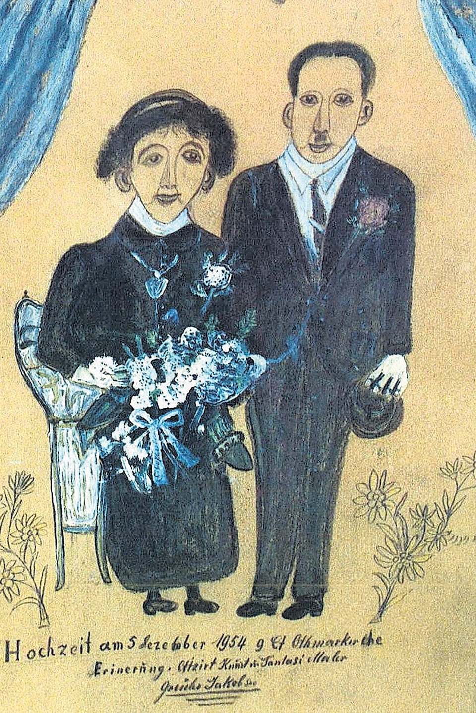 Das Bild «Hochzeit» von Jakob Greuter aus der Sammlung Josef und Mina John.