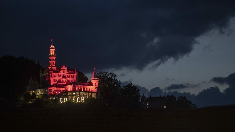 Das Schloss-Hotel Gütsch in Luzern.