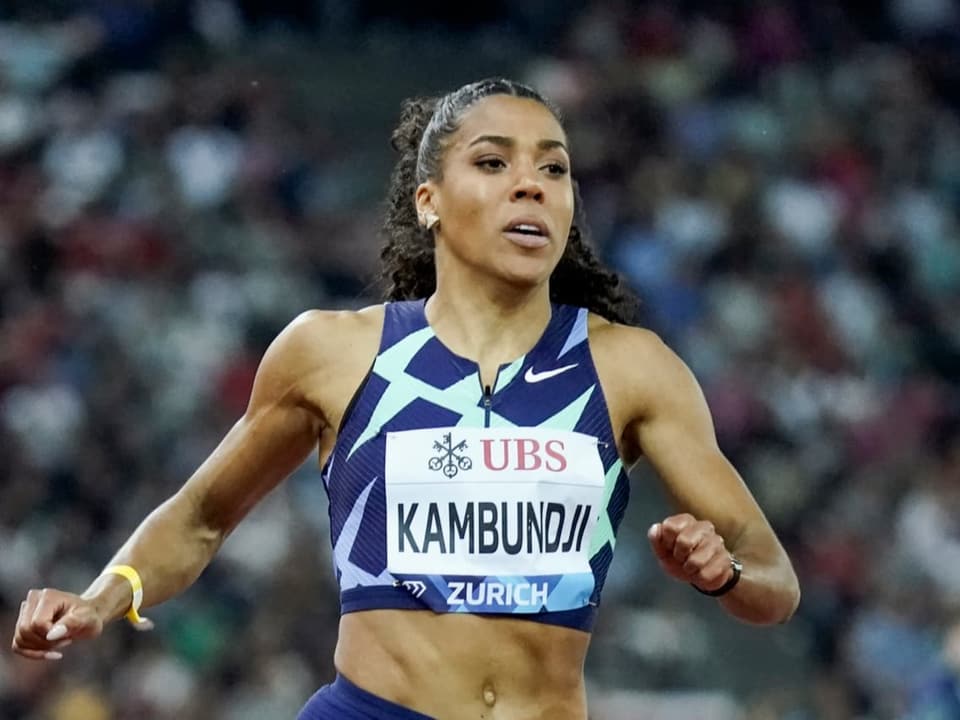 Ungewohnte Distanz, gewohnte Siegerin Mujinga Kambundji