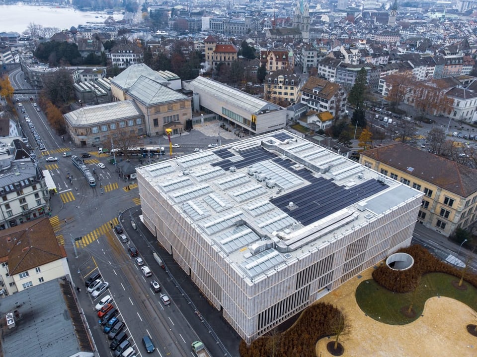 Bild aus der Volgesperspektive zeigt das Kunsthaus Zürich.