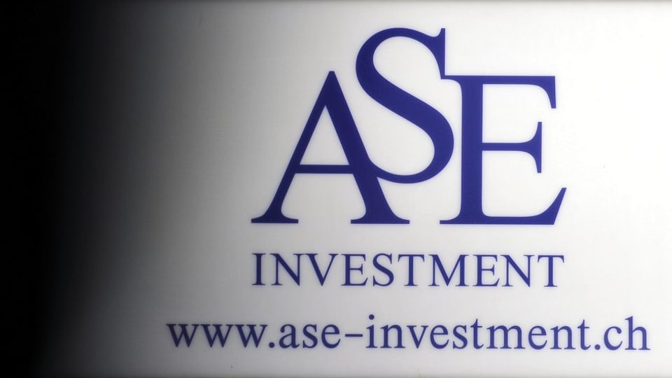 Firmenschild ASE Investment.