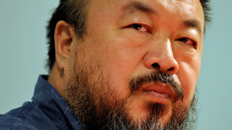 Porträtaufnahme von Ai Weiwei aus dem Jahr 2009.