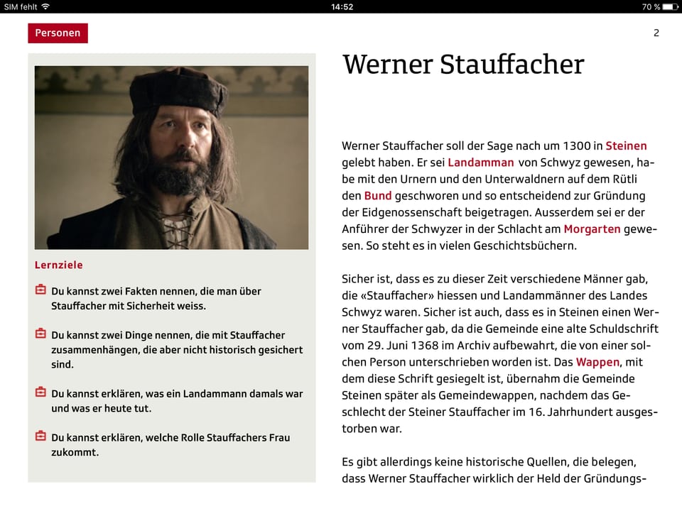 Werner Stauffacher mit Beschrieb.
