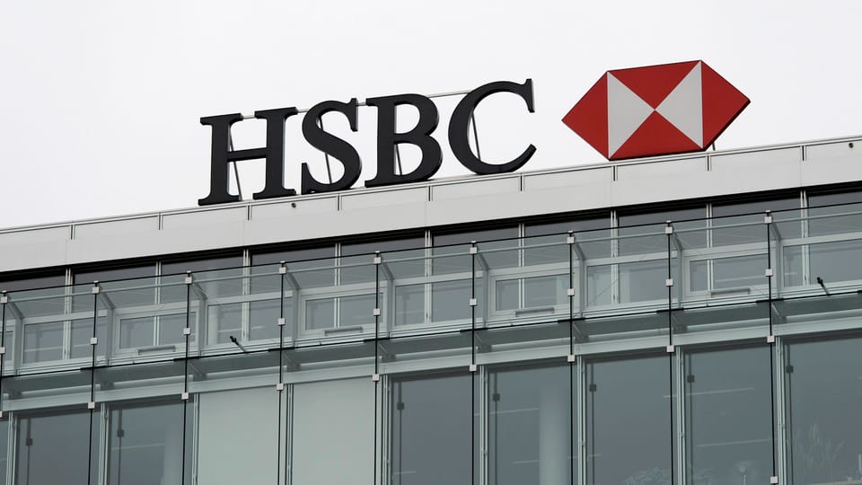 Bankgebäude der Schweizer Tochter von HSBC