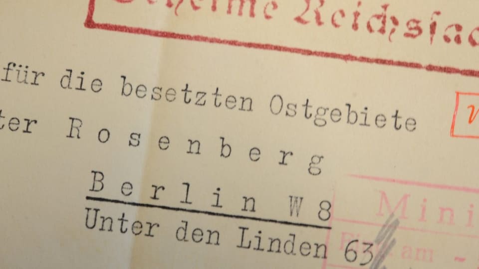 Kopf eines geheimen Dokumentes aus der Nazizeit.